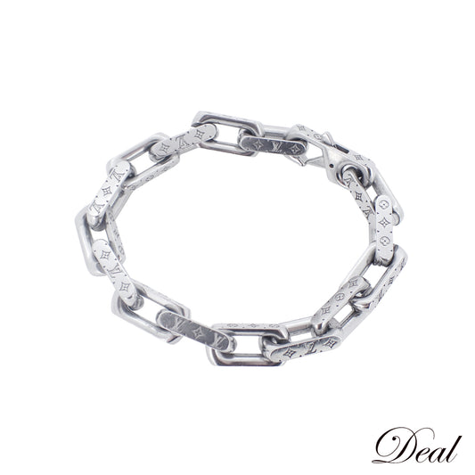 LOUIS VUITTON ルイ・ヴィトン モノグラム チェーン M00309 シルバー メンズ ブレスレット
LV