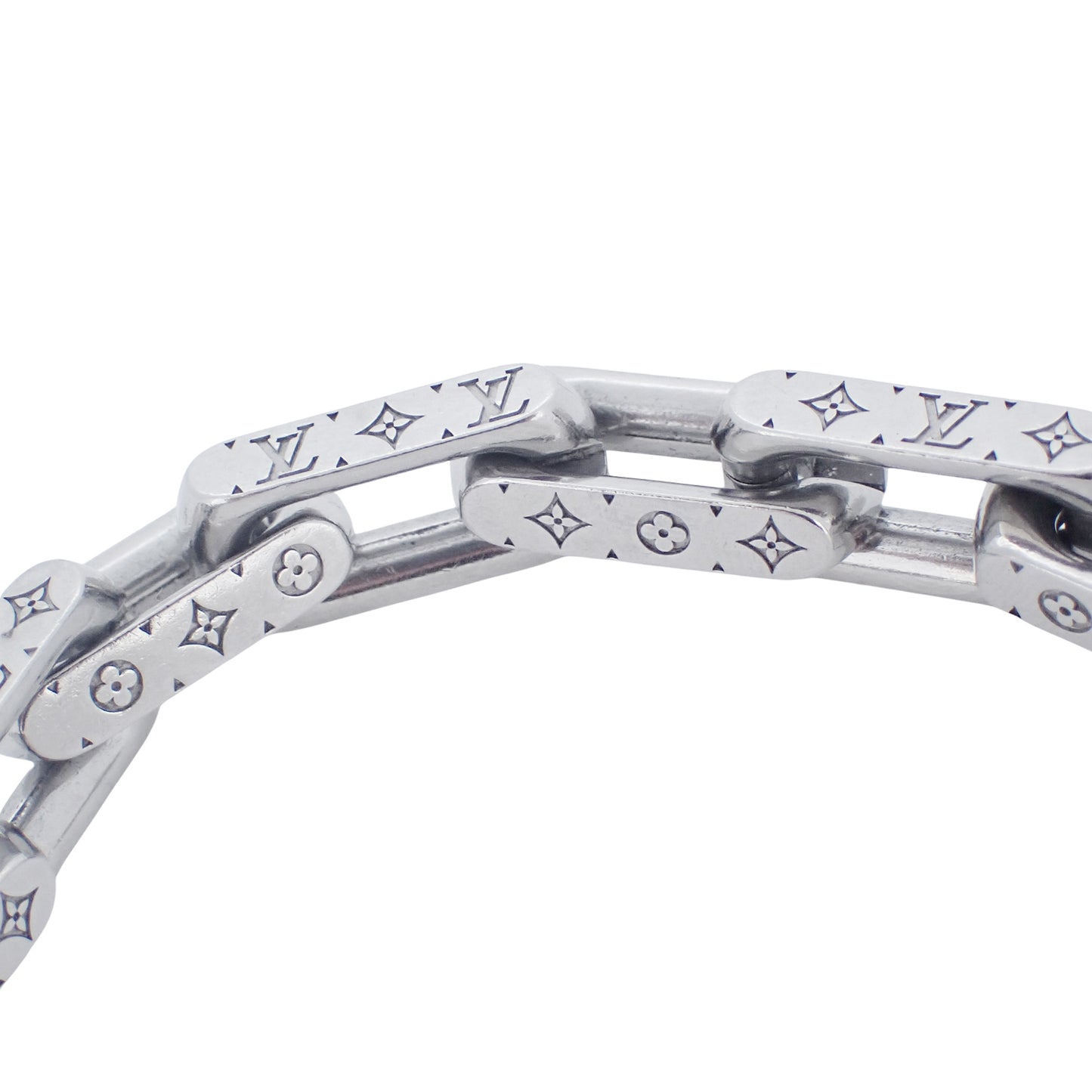 LOUIS VUITTON ルイ・ヴィトン モノグラム チェーン M00309 シルバー メンズ ブレスレット
LV