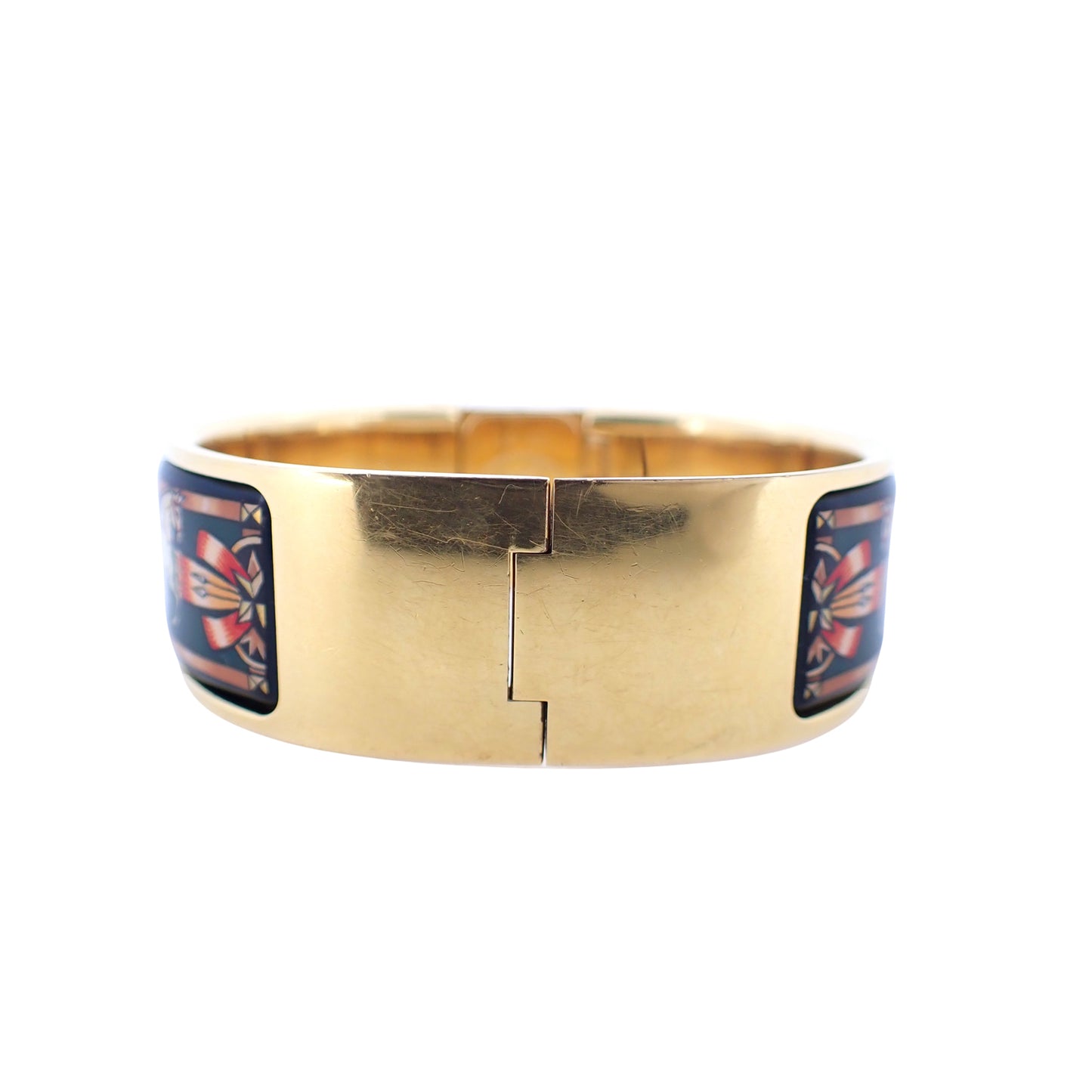 HERMES エルメス ロケ バングル ウォッチ LO1.201 七宝焼き レディース 腕時計