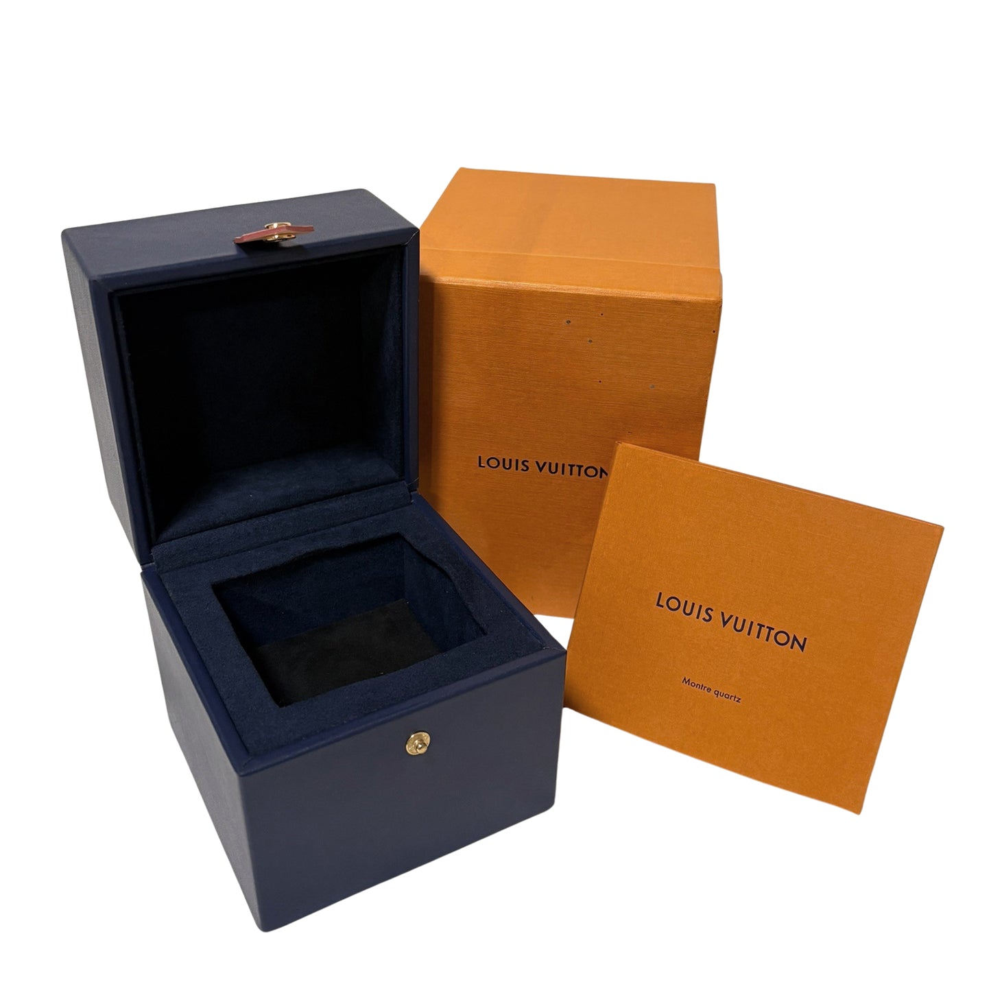 LOUIS VUITTON ルイ・ヴィトン タンブール テーブルクロック GMT Q1Q000 メンズ 置時計
LV