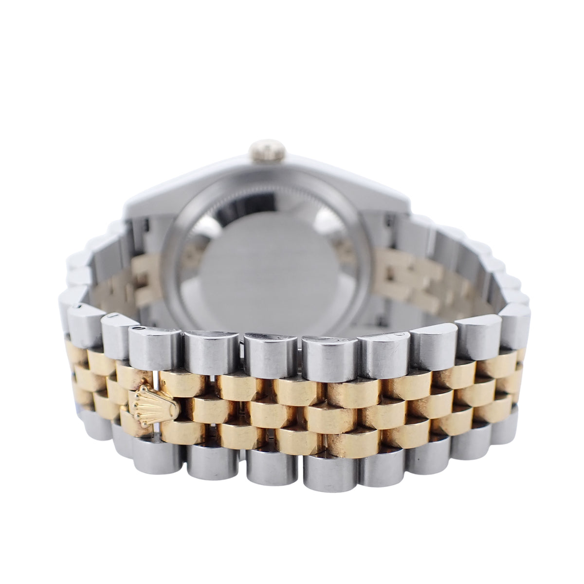 ROLEX Datejust 10PD Silver Computer 116233G SS/YG Men's Watch