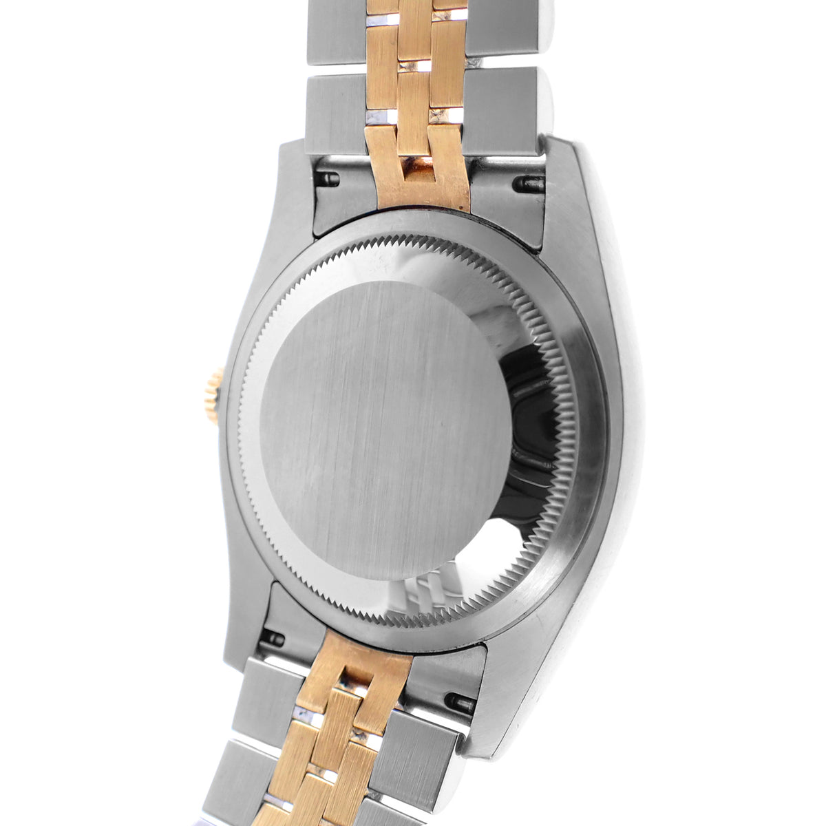 ROLEX Datejust 10PD Silver Computer 116233G SS/YG Men's Watch