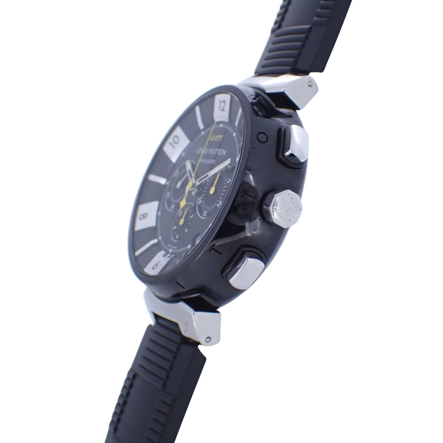 LOUIS VUITTON ルイ・ヴィトン タンブール インブラック クロノグラフ LV277 Q114K メンズ 腕時計
LV