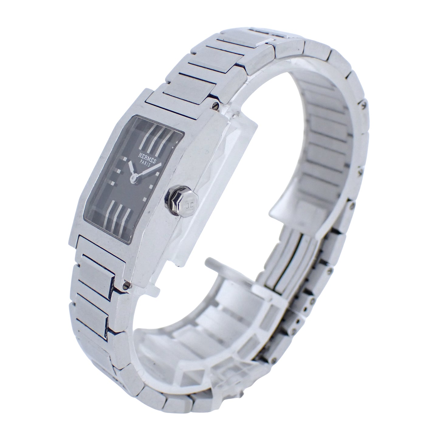 ジャンク品 HERMES エルメス タンデム TA1.210 レディース 腕時計