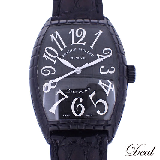 FRANCK MULLER フランクミュラー トノーカーベックス ブラッククロコ 7880SCBRBLKCRO メンズ 腕時計