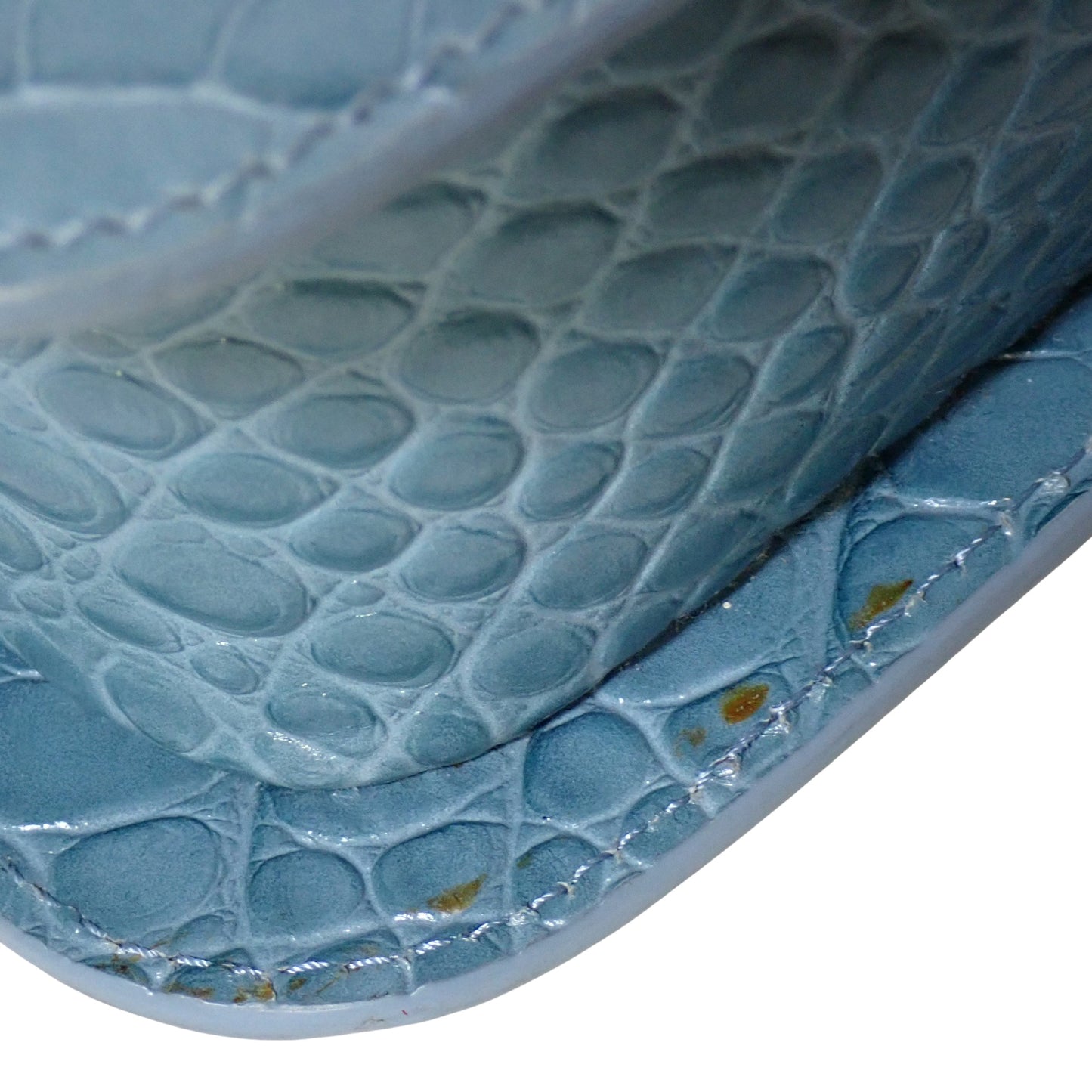 Vivienne Westwood ヴィヴィアンウエストウッド ハート LOUISE HEART CROSSBODY 型押し ブルー レディース ショルダーバッグ