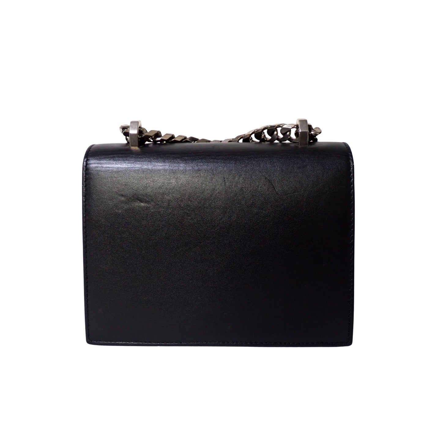 Alexander McQueen アレキサンダーマックイーン ジュエルド サッチェル スカル メリケンサック ブラック レディース ショルダーバッグ