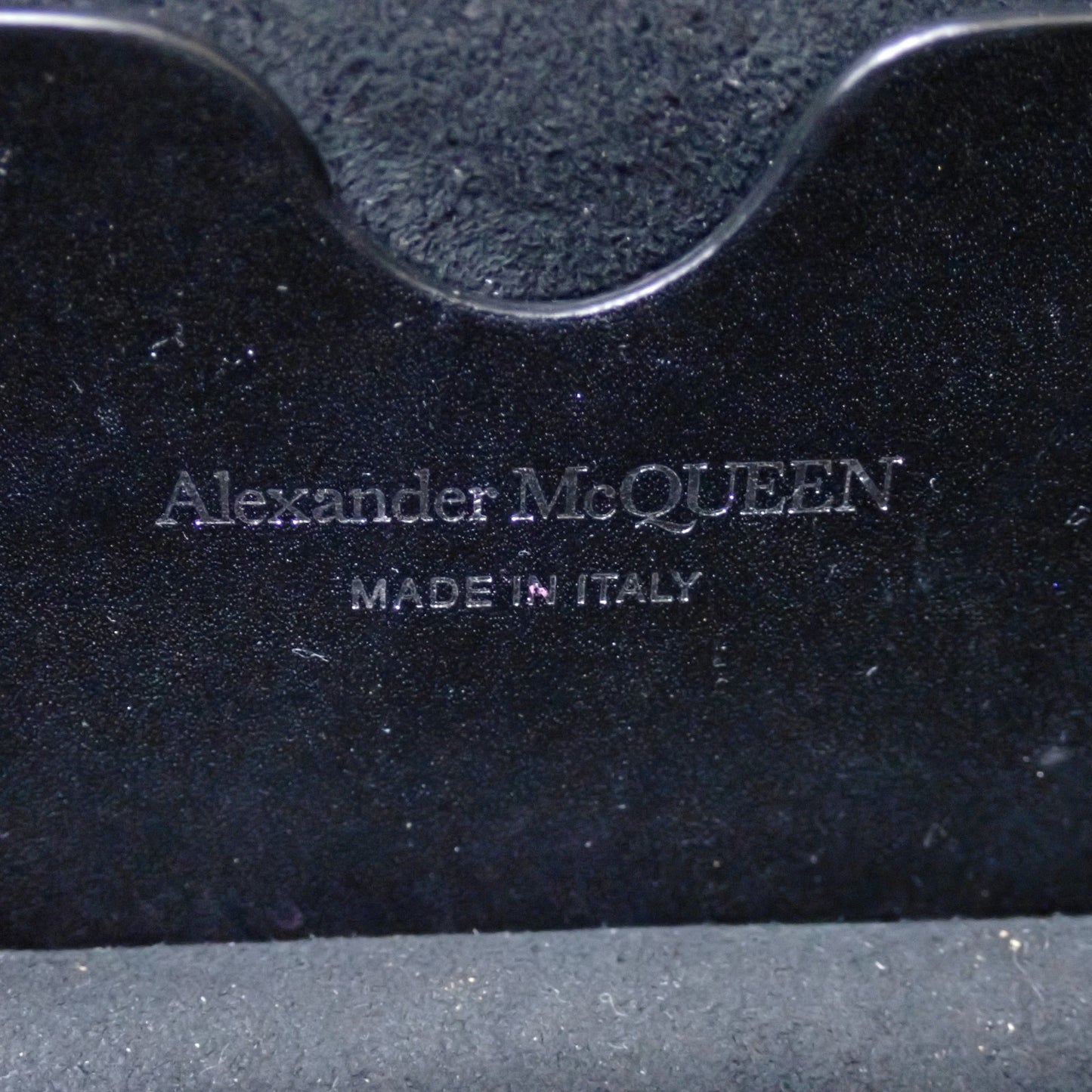 Alexander McQueen アレキサンダーマックイーン ジュエルド サッチェル スカル メリケンサック ブラック レディース ショルダーバッグ