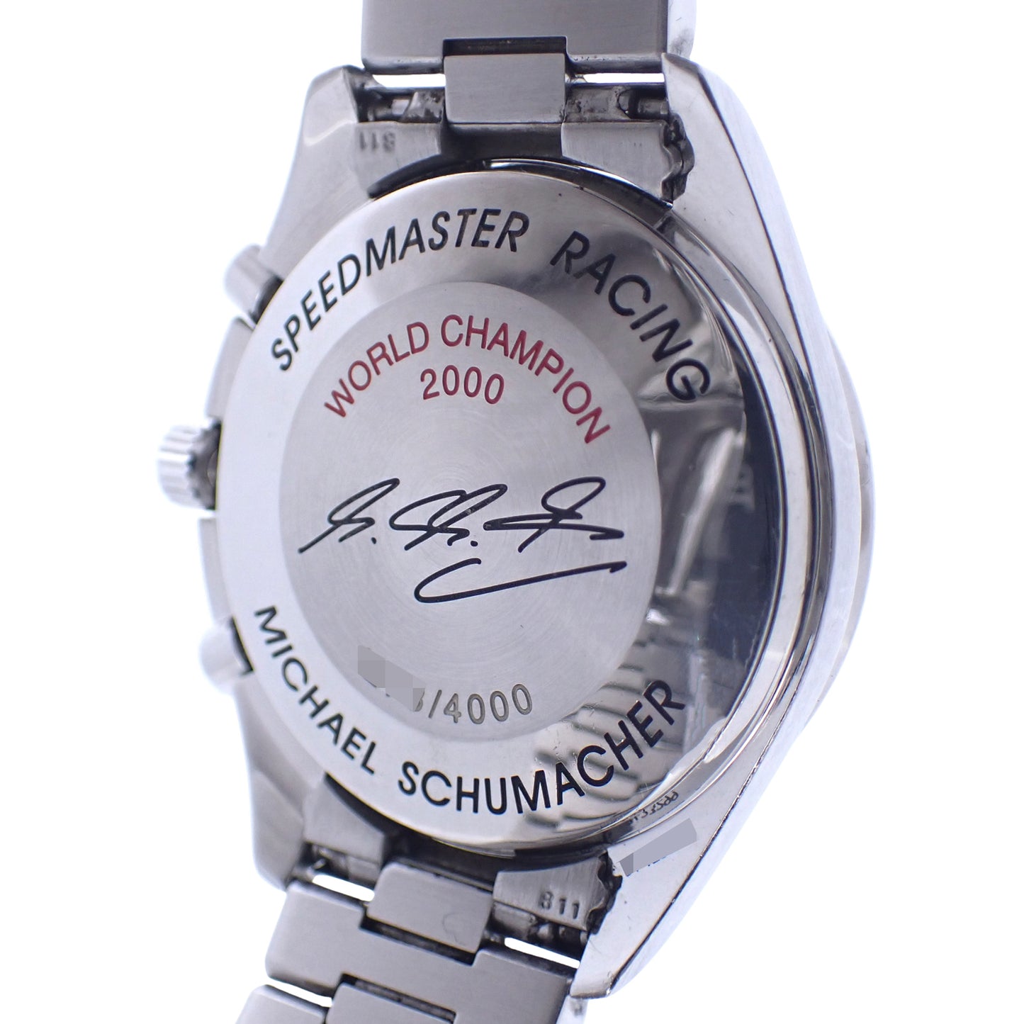 4000本限定 OMEGA オメガ スピードマスター シューマッハ レーシング 3517.30 メンズ 腕時計