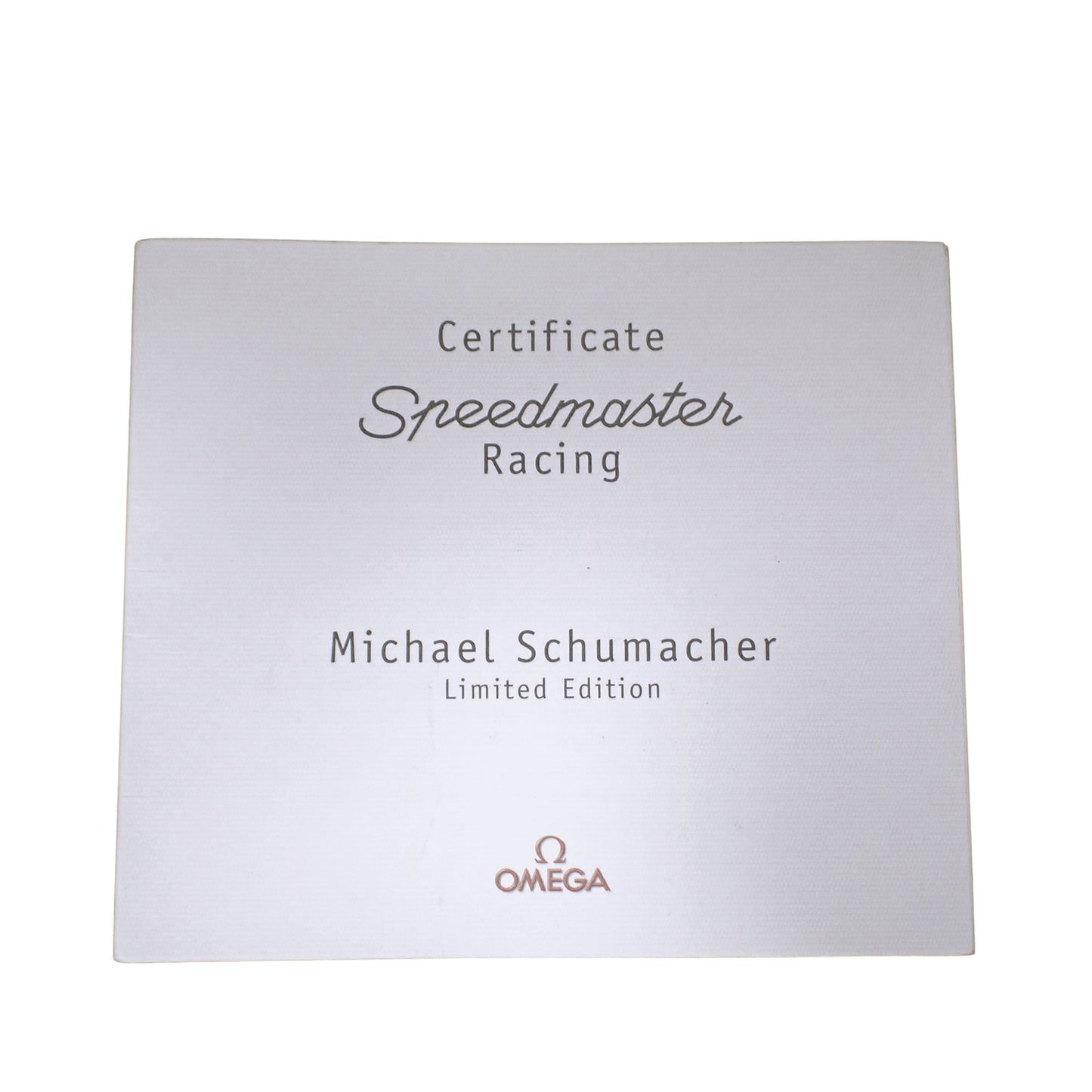 4000本限定 OMEGA オメガ スピードマスター シューマッハ レーシング 3517.30 メンズ 腕時計