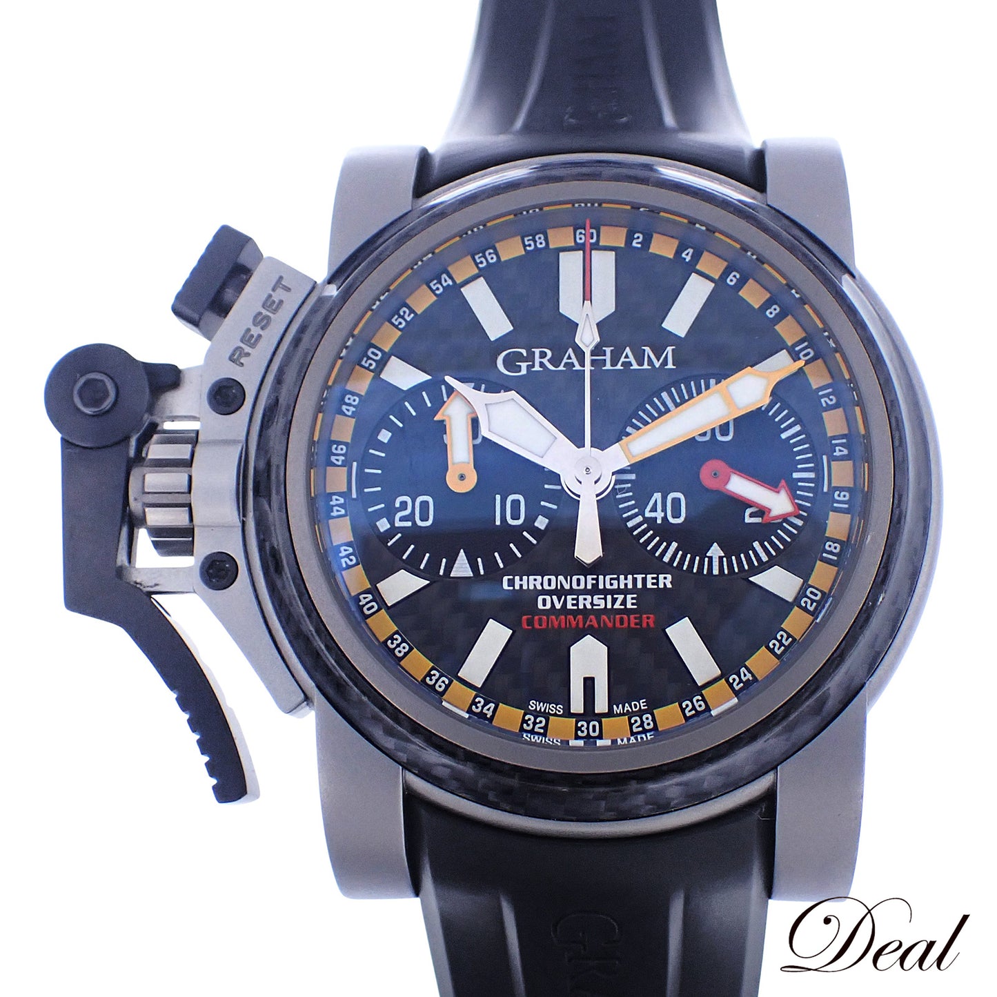 GRAHAM グラハム クロノファイター オーバーサイズ コマンドー 2OVATCOB メンズ 腕時計