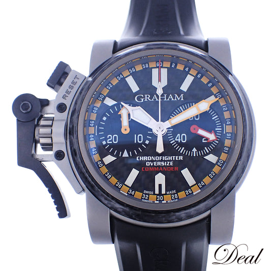 GRAHAM グラハム クロノファイター オーバーサイズ コマンドー 2OVATCOB メンズ 腕時計