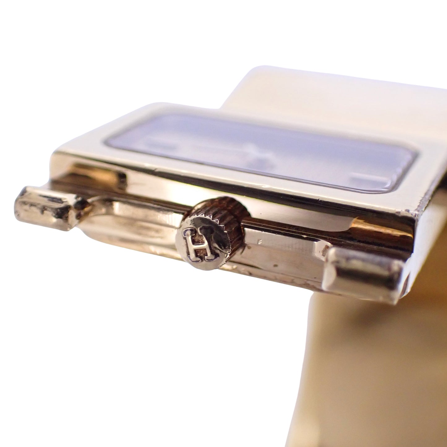 HERMES エルメス ロケ バングル ウォッチ LO1.201 七宝焼き レディース 腕時計