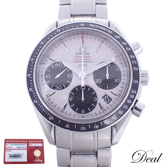 日本限定2009本 OMEGA オメガ スピードマスター デイト 323.30.40.40.02.001 クロノメーター メンズ 腕時計
