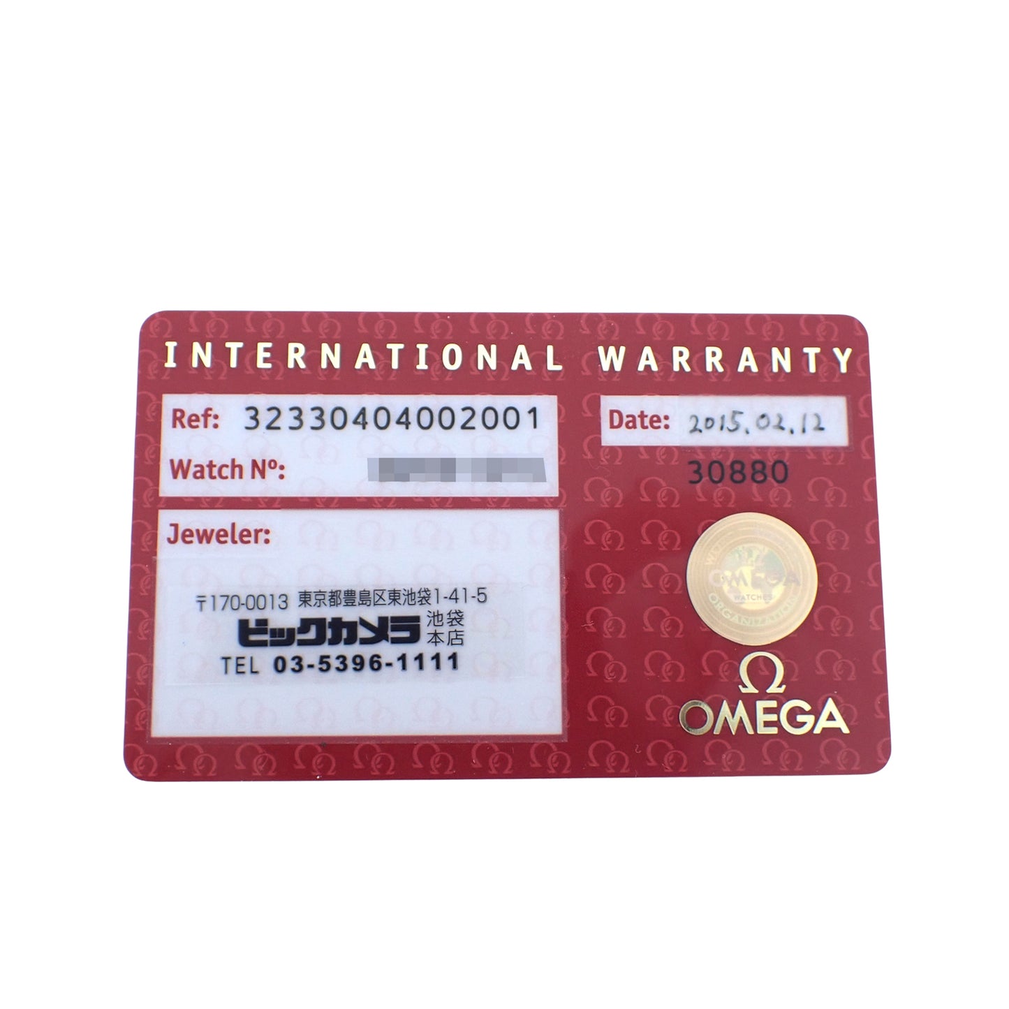 日本限定2009本 OMEGA オメガ スピードマスター デイト 323.30.40.40.02.001 クロノメーター メンズ 腕時計