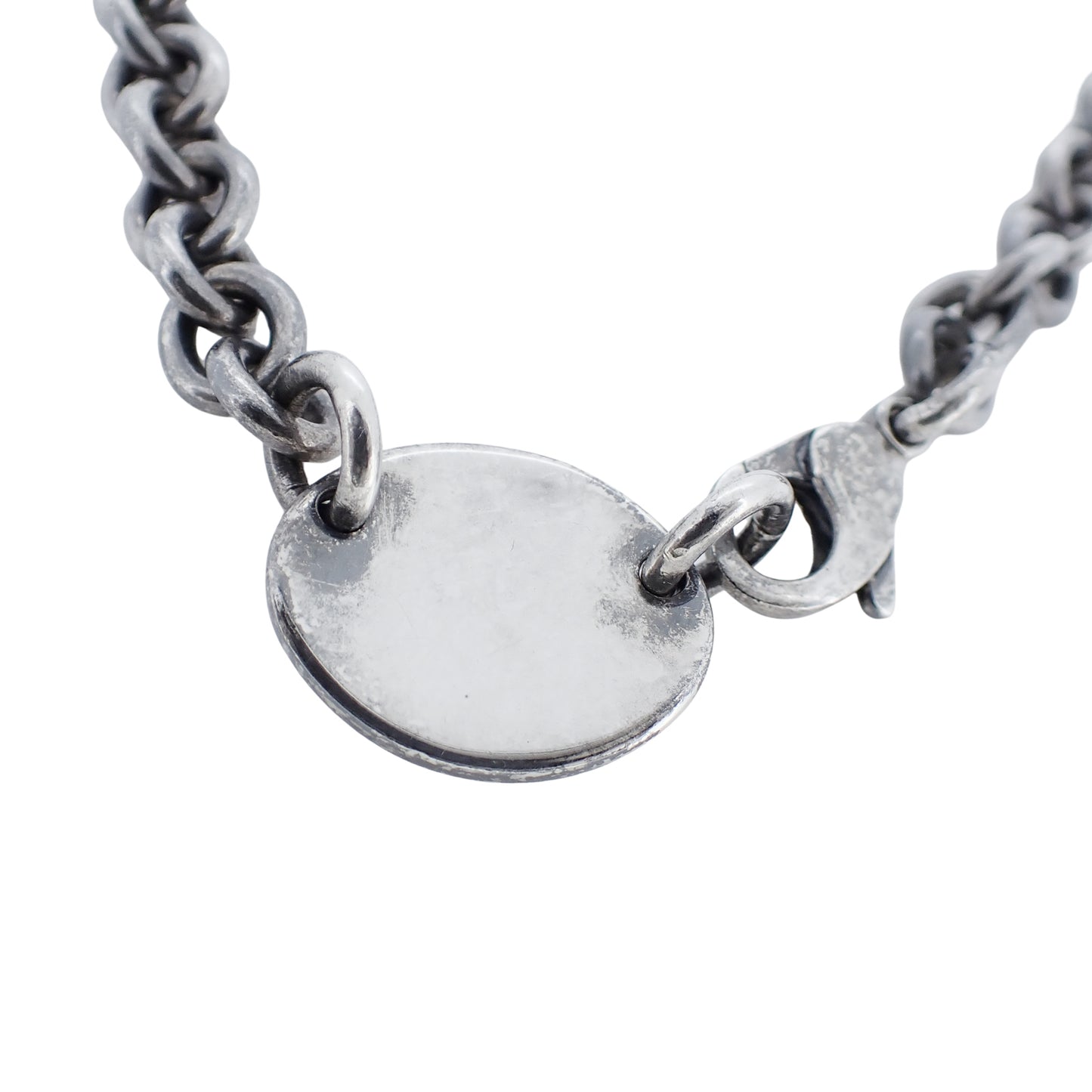 TIFFANY&Co. ティファニー リターン トゥ オーバル タグ Sv925 チェーン チョーカー レディース ネックレス