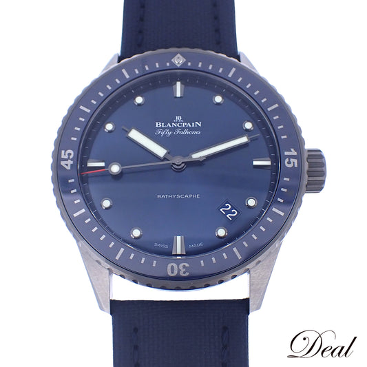 美品 Blancpain ブランパン フィフティファゾムス バチスカーフ 5000-0240-O52A メンズ 腕時計