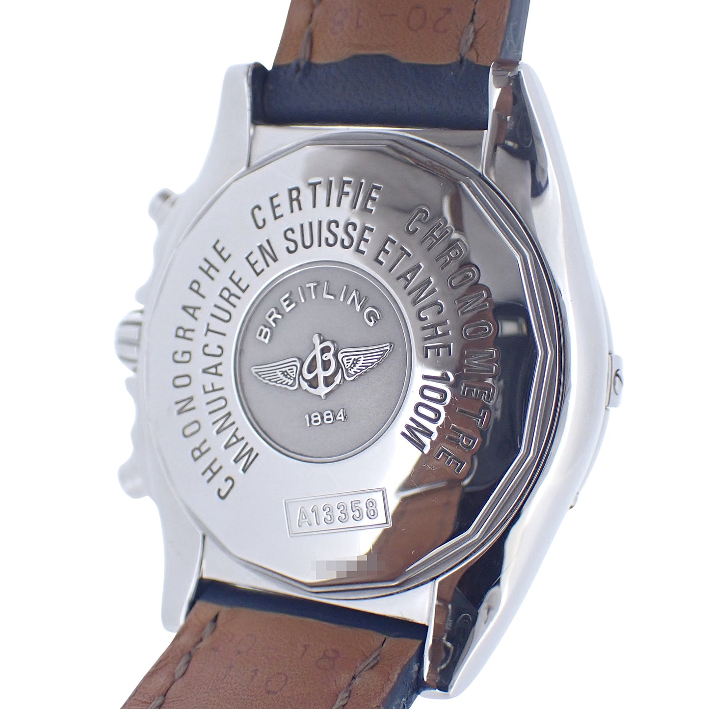 BREITLING ブライトリング クロノコックピット ターコイズブルー A13358/A152L10TBD Dバックル メンズ 腕時計