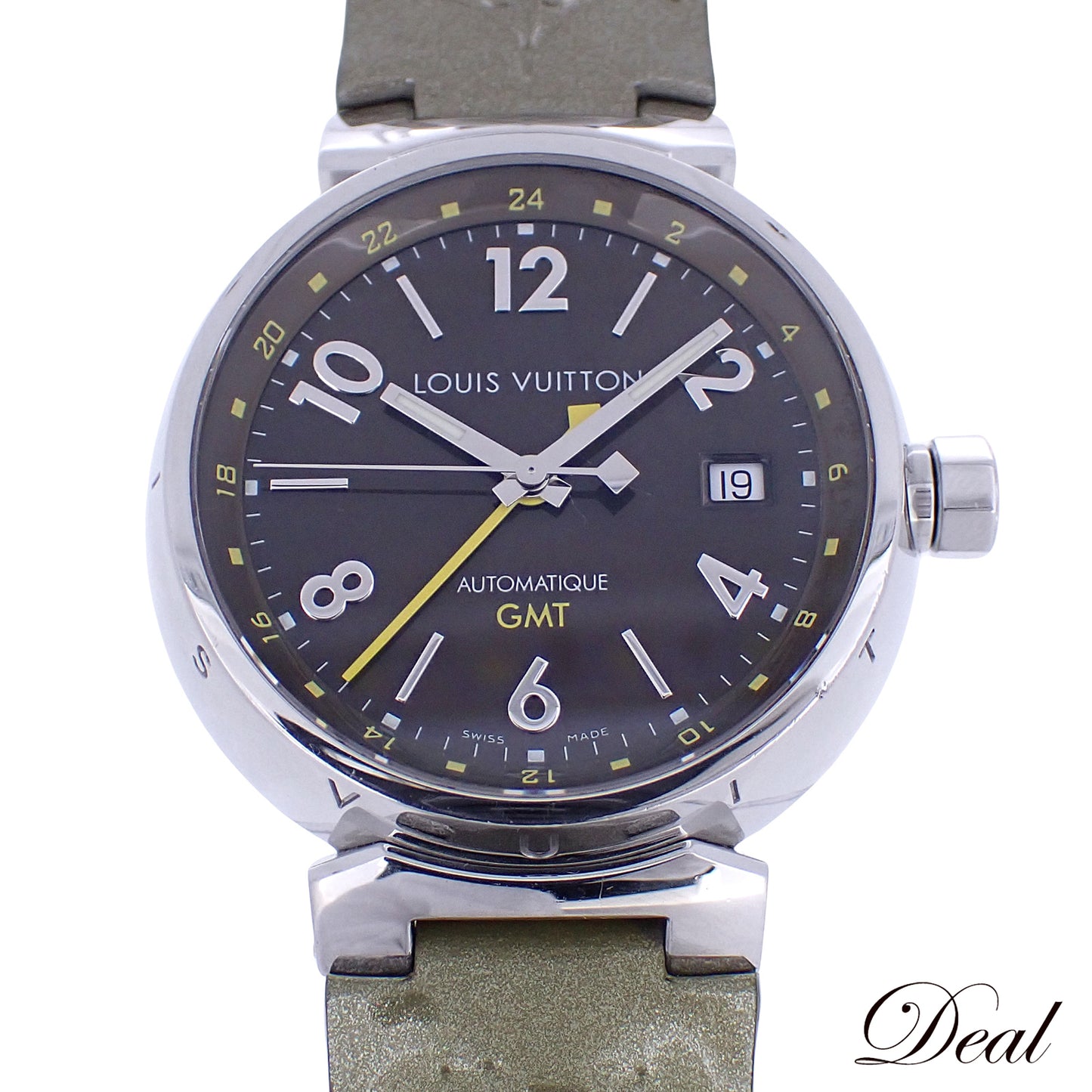 LOUIS VUITTON ルイ・ヴィトン タンブール GMT Q1131 メンズ 腕時計
LV