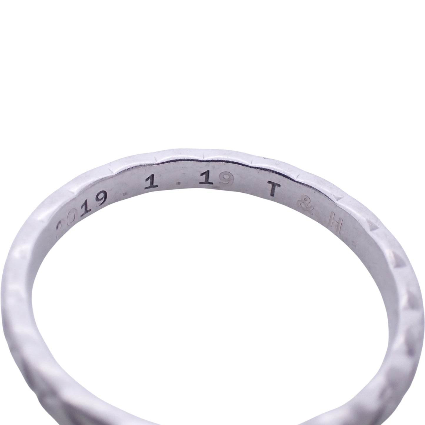 CHANEL シャネル ココクラッシュ Pt950 J11117 #61 シルバー メンズ リング 指輪