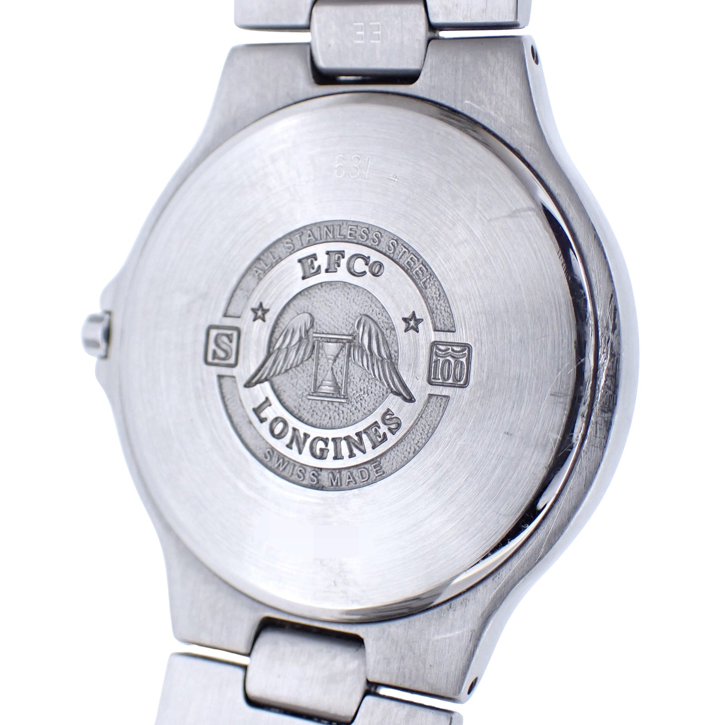 LONGINES ロンジン コンクエスト シルバー L1.631.4 クォーツ ボーイズ メンズ 腕時計