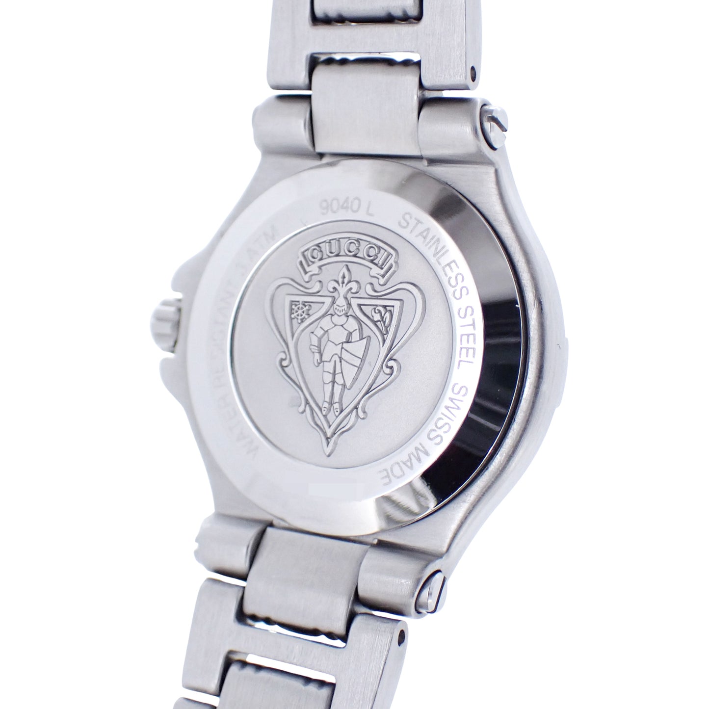 GUCCI グッチ ラウンド ウォッチ 9040L シルバー クォーツ レディース 腕時計