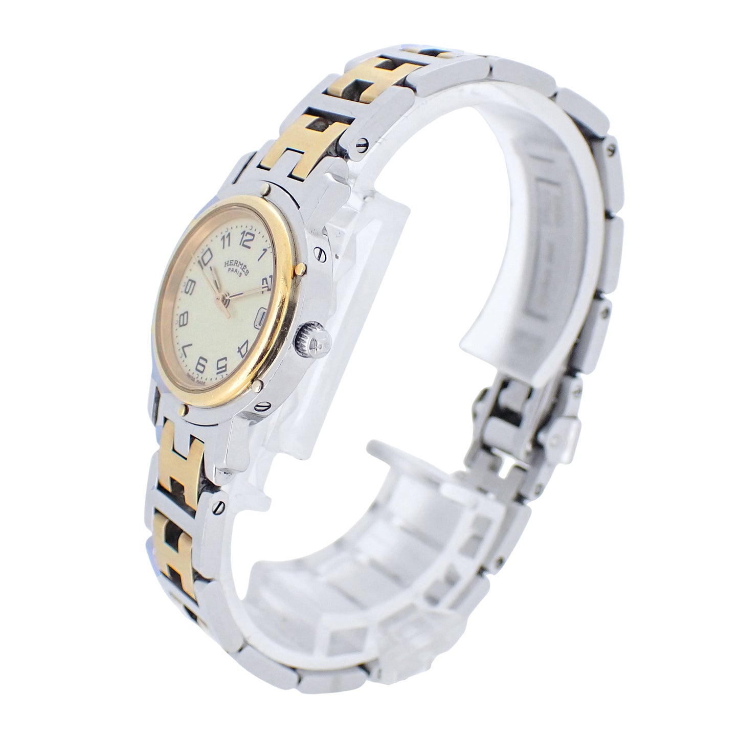 HERMES エルメス クリッパー CL4.220 レディース 腕時計