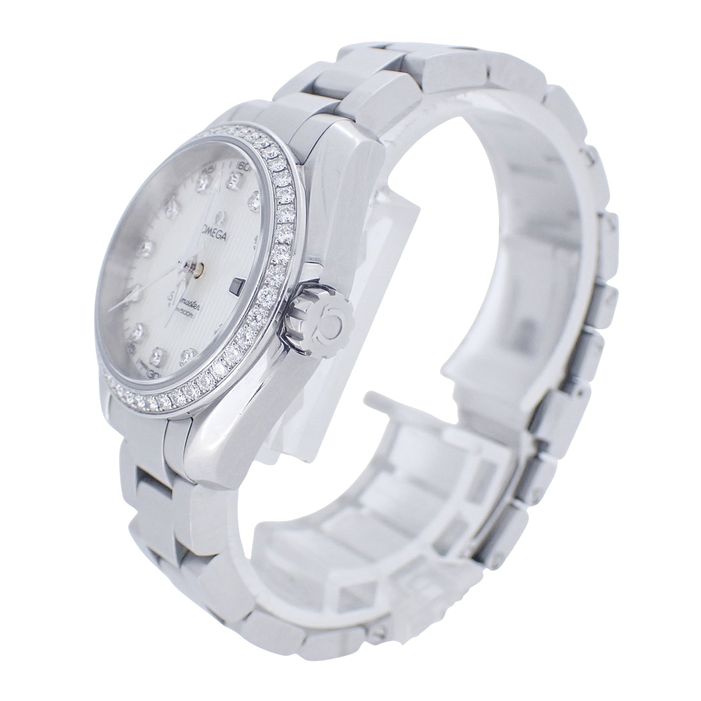 ベゼルダイヤ OMEGA オメガ シーマスター アクアテラ 11PD 231.15.30.61.55.001 レディース 腕時計