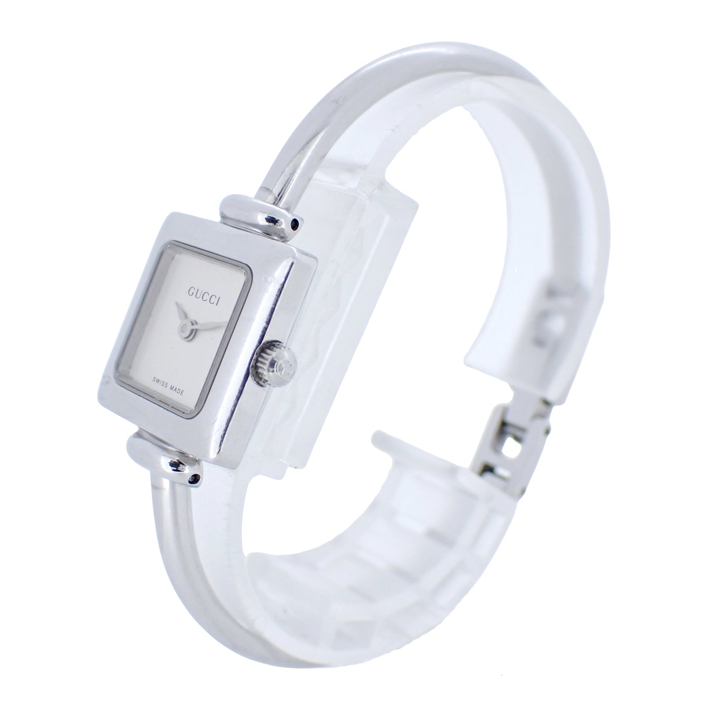 GUCCI グッチ バングルウォッチ 1900L シルバー クォーツ レディース 腕時計