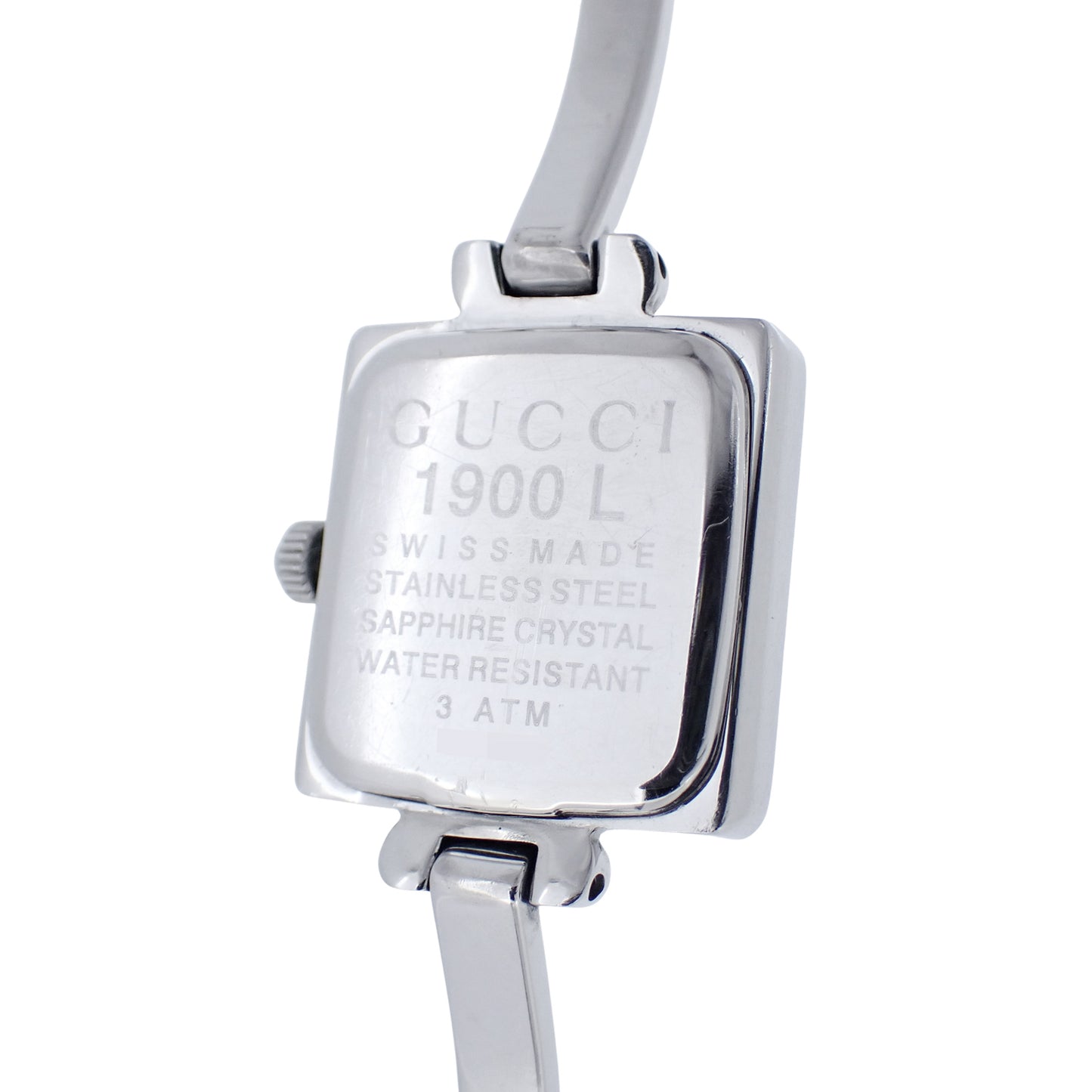 GUCCI グッチ バングルウォッチ 1900L シルバー クォーツ レディース 腕時計