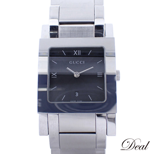 GUCCI グッチ スクエア フェイス 7900M.1 ブラック クォーツ メンズ 腕時計