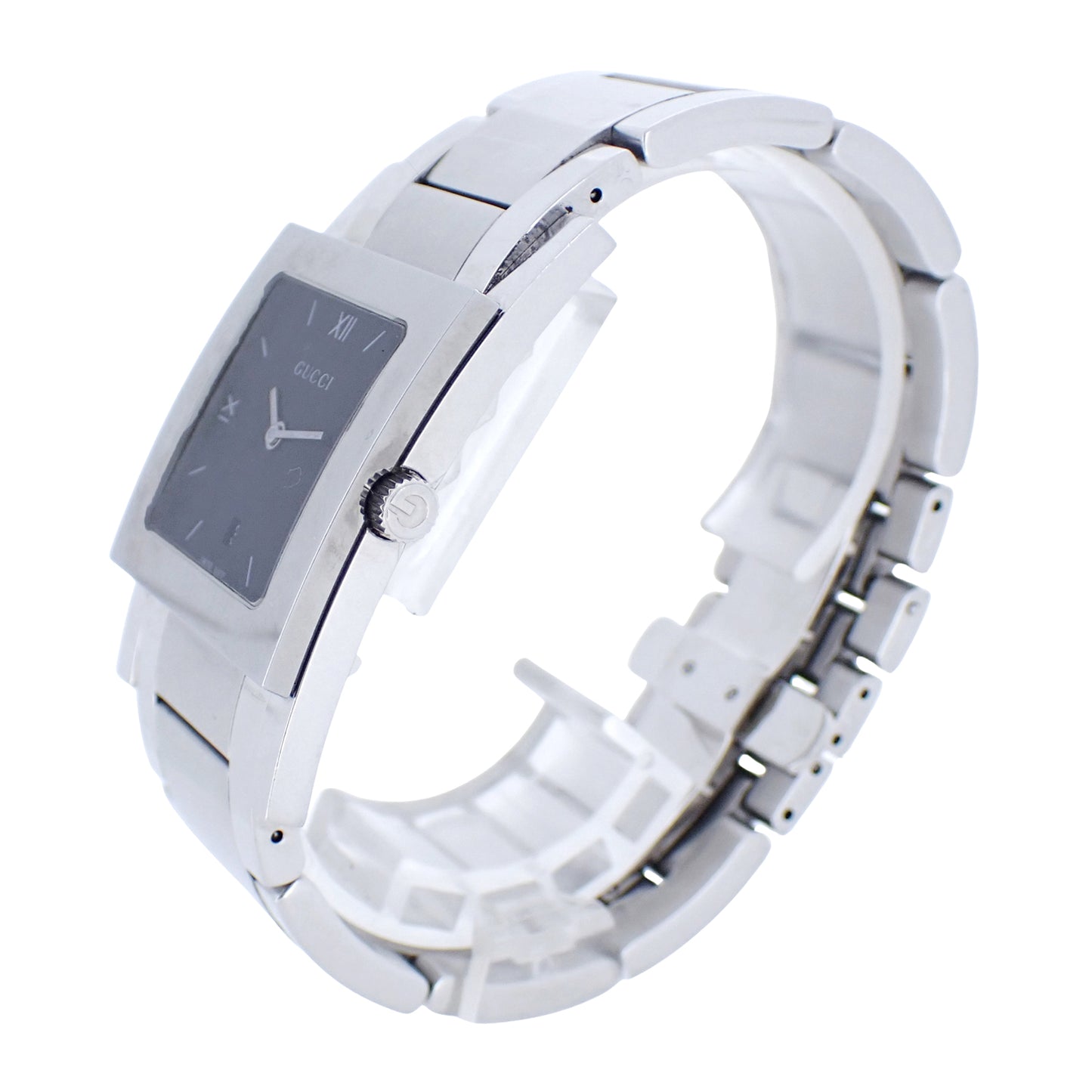 GUCCI グッチ スクエア フェイス 7900M.1 ブラック クォーツ メンズ 腕時計