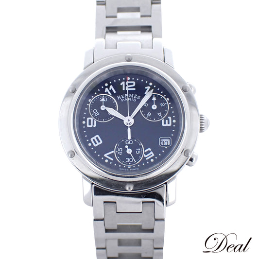 HERMES エルメス クリッパー クロノグラフ CL1.310 ボーイズ レディース 腕時計