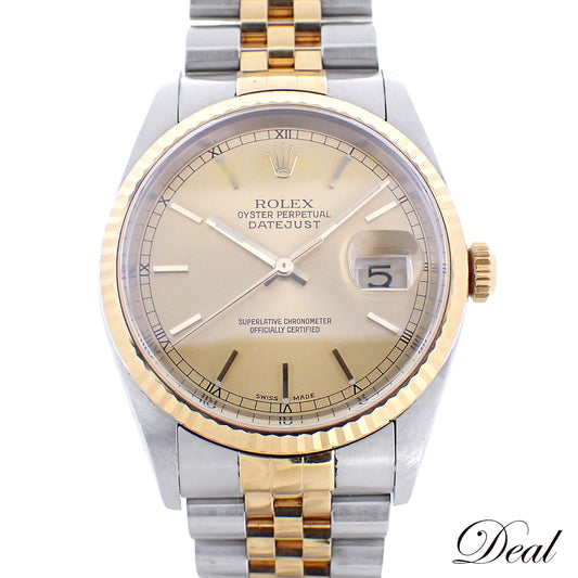 ROLEX ロレックス デイトジャスト Y 16233 SS/YG メンズ 腕時計