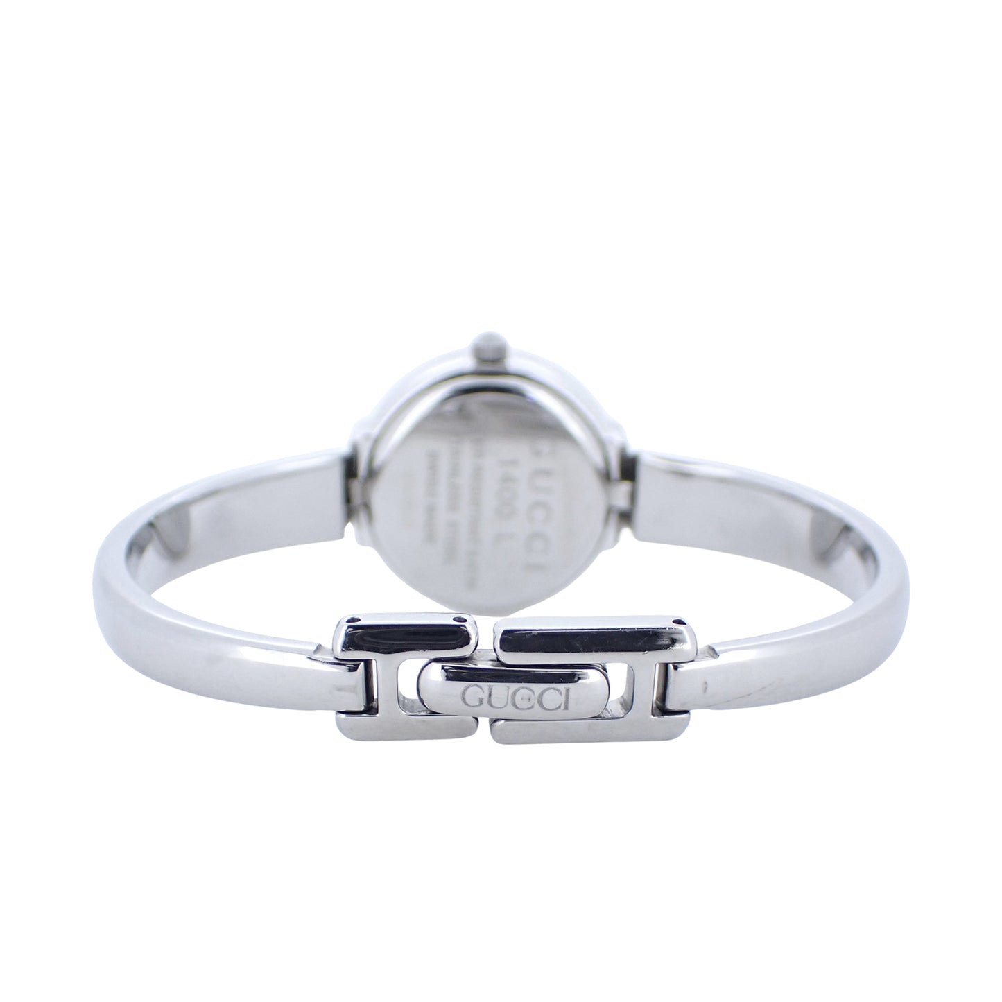 GUCCI グッチ バングルウォッチ 1400L ブラック クォーツ レディース 腕時計