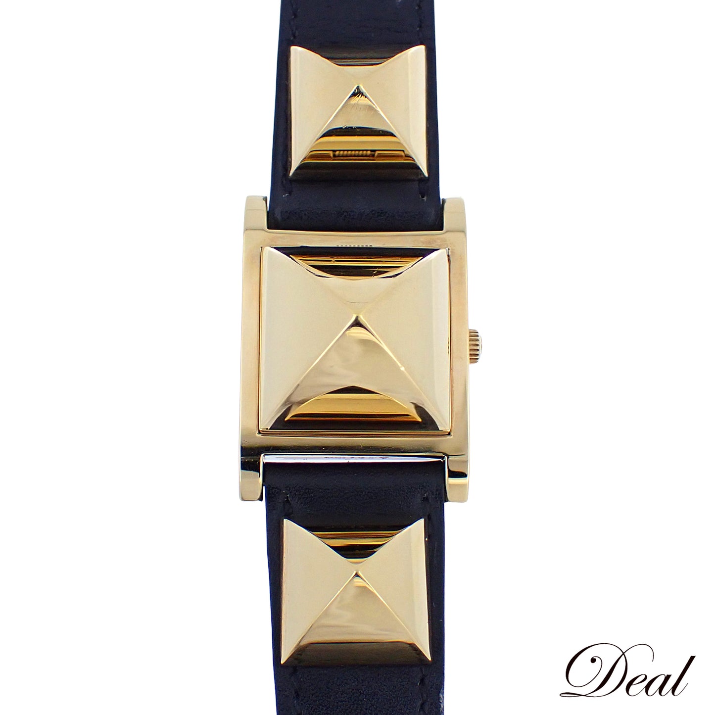 HERMES エルメス メドール ME1.201 ホワイト文字盤 レディース 腕時計