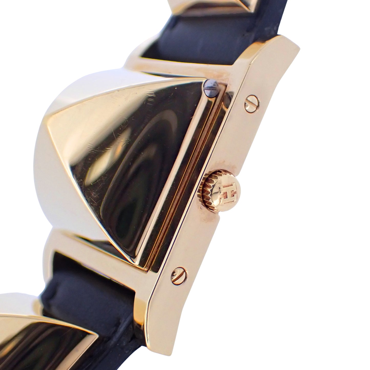 HERMES エルメス メドール ME1.201 ホワイト文字盤 レディース 腕時計