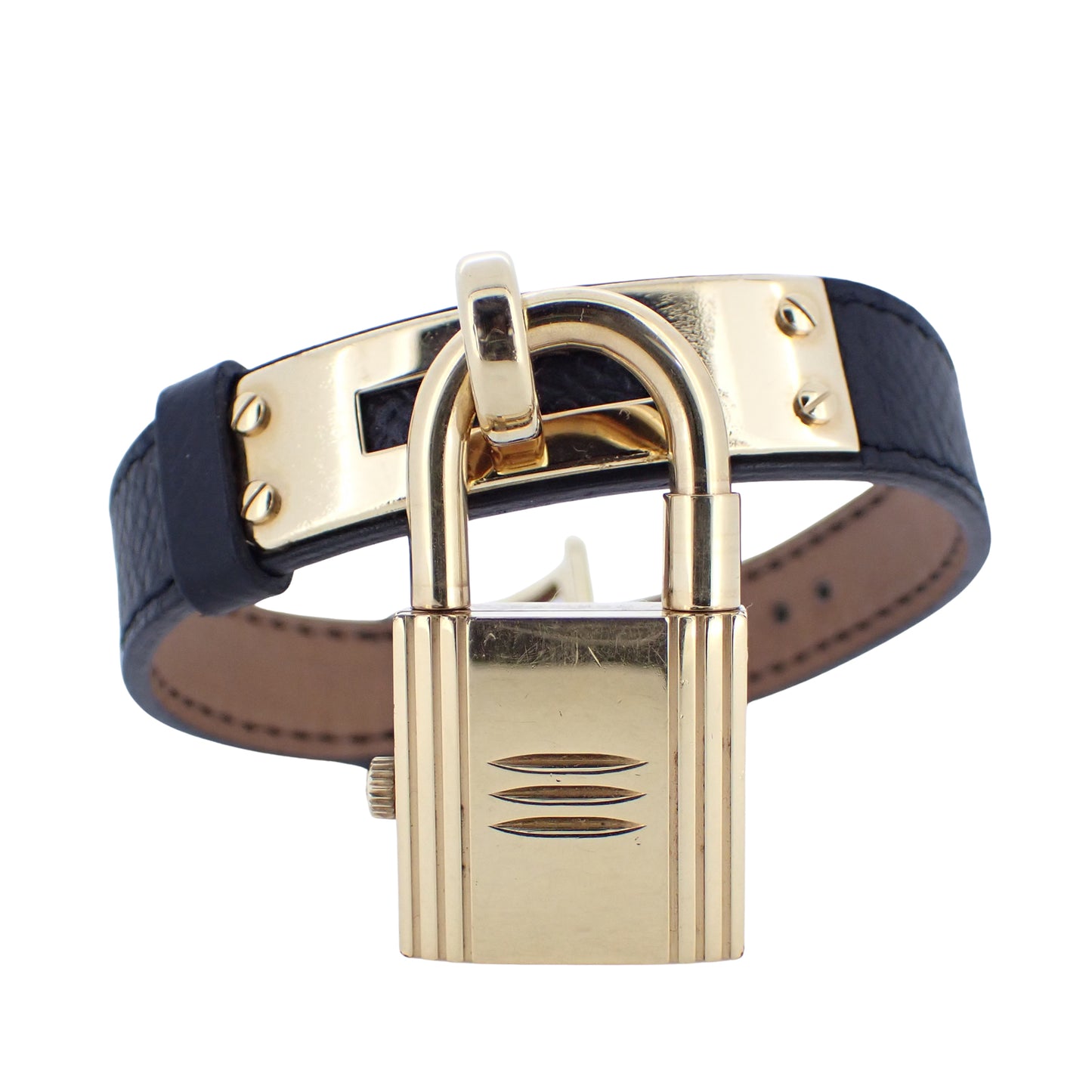 HERMES エルメス ケリーウォッチ ブラック文字盤 レディース 腕時計