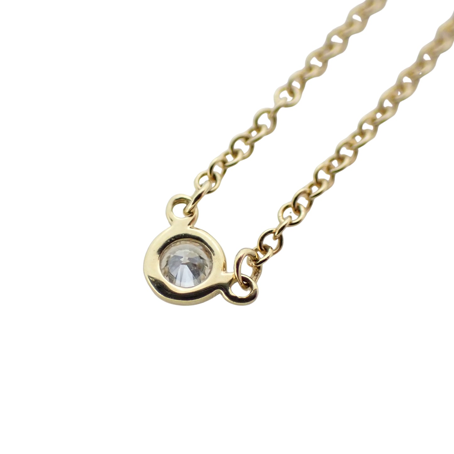 TIFFANY&Co. ティファニー バイザヤード K18YG 1Pダイヤ 1.7g ゴールド レディース ネックレス