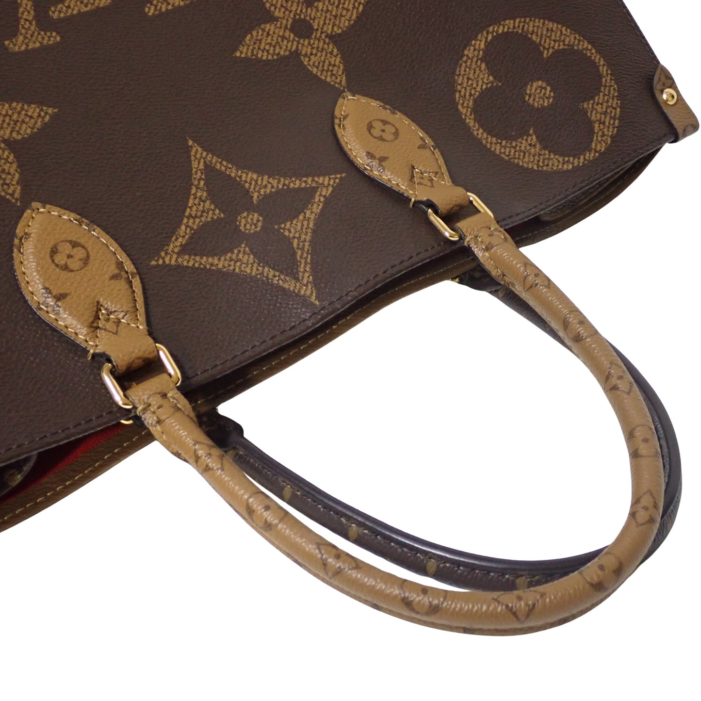 未使用 展示品 LOUIS VUITTON ルイ・ヴィトン オンザゴー GM M45320 モノグラム ジャイアント リバース ブラウン レディース ハンドバッグ
LV