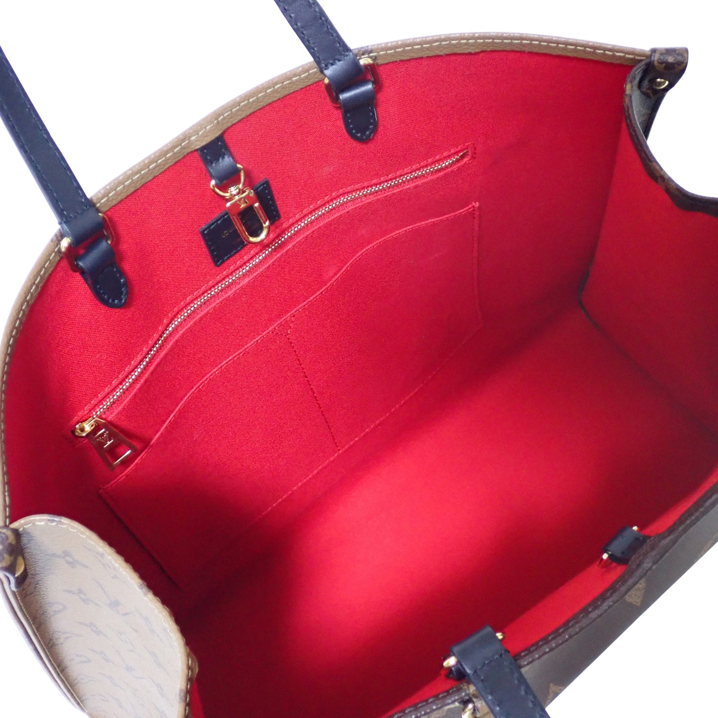 未使用 展示品 LOUIS VUITTON ルイ・ヴィトン オンザゴー GM M45320 モノグラム ジャイアント リバース ブラウン レディース ハンドバッグ
LV