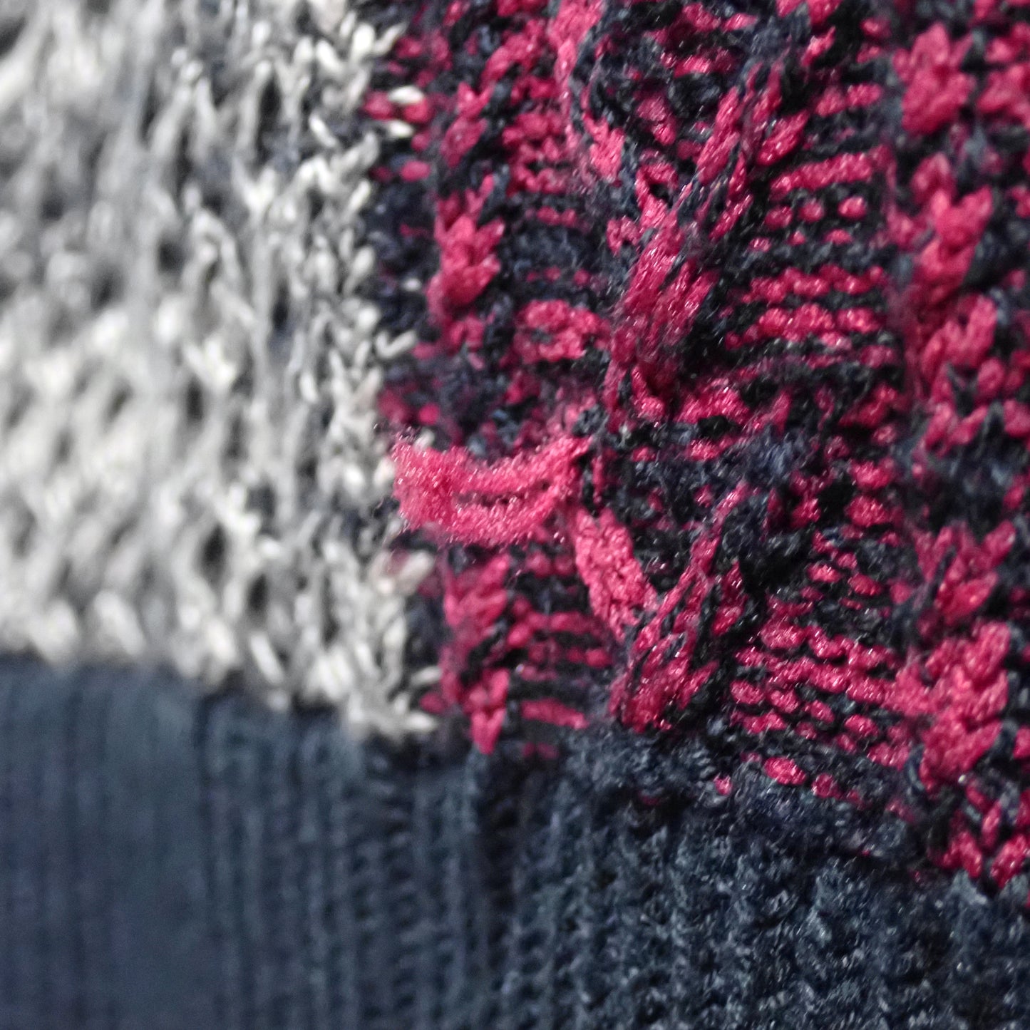 BLACK LABEL ブラックレーベル テクスチャーミックス クレストブリッジ チェック セーター マルチカラー メンズ ニット