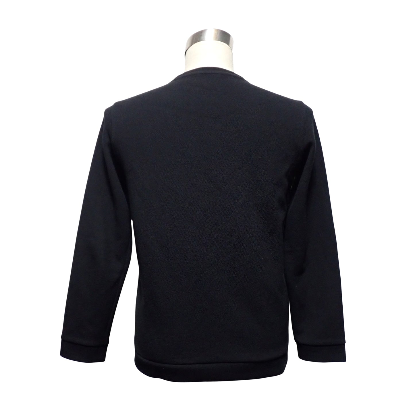 BLACK LABEL ブラックレーベル クレストブリッジ パッチワーク トレーナー ブラック スウェット