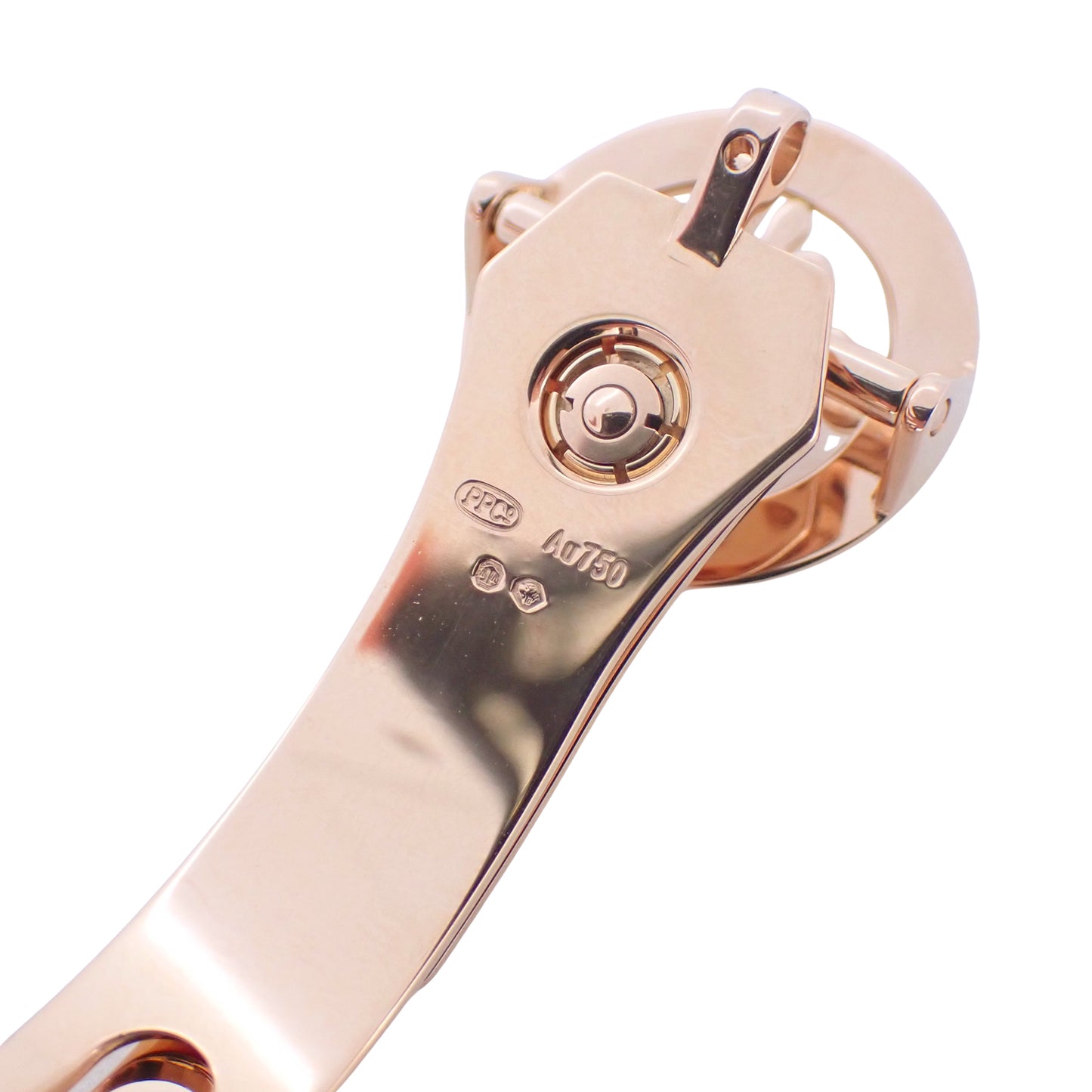 K18PG PATEK PHILIPPE パテックフィリップ 純正 Dバックル 尾錠 18mm ゴールド メンズ 時計バックル