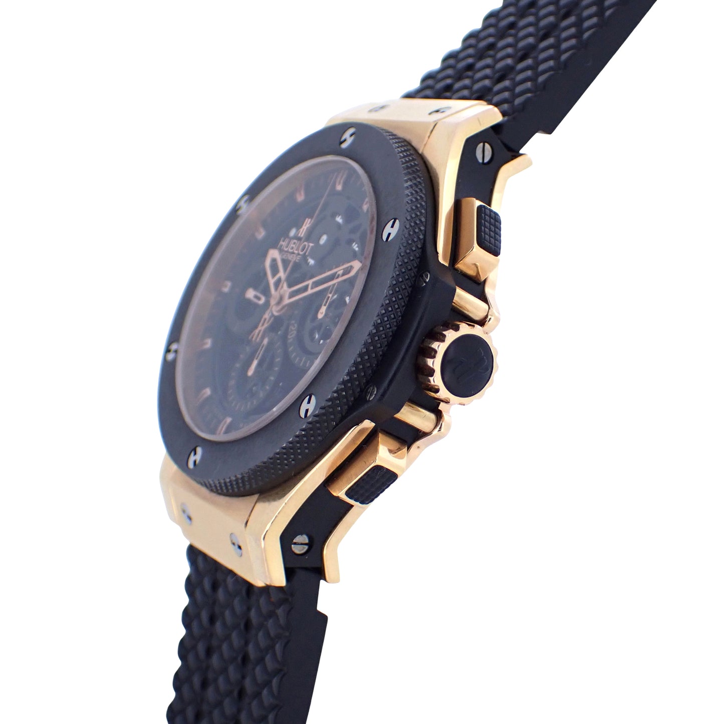 500本限定 HUBLOT ウブロ ビッグバン アエロバン ゴールドセラミック 310.PM.1180.RX メンズ 腕時計