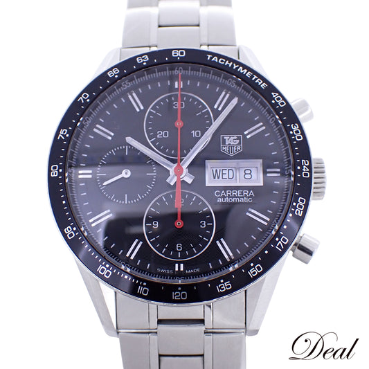 TAG HEUER タグホイヤー カレラ キャリバー16 クロノグラフ CV201AH デイデイト メンズ 腕時計