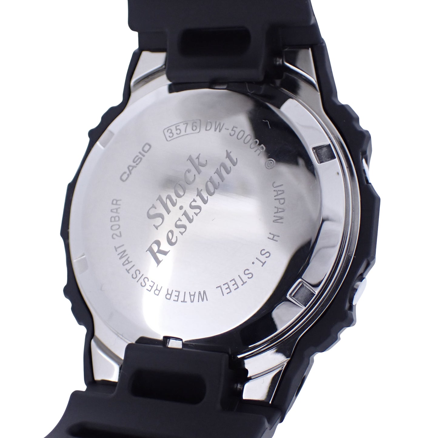 未使用 展示品 CASIO カシオ Gショック DW-5000R 初代Gショック復刻モデル スクリューバック メンズ 腕時計