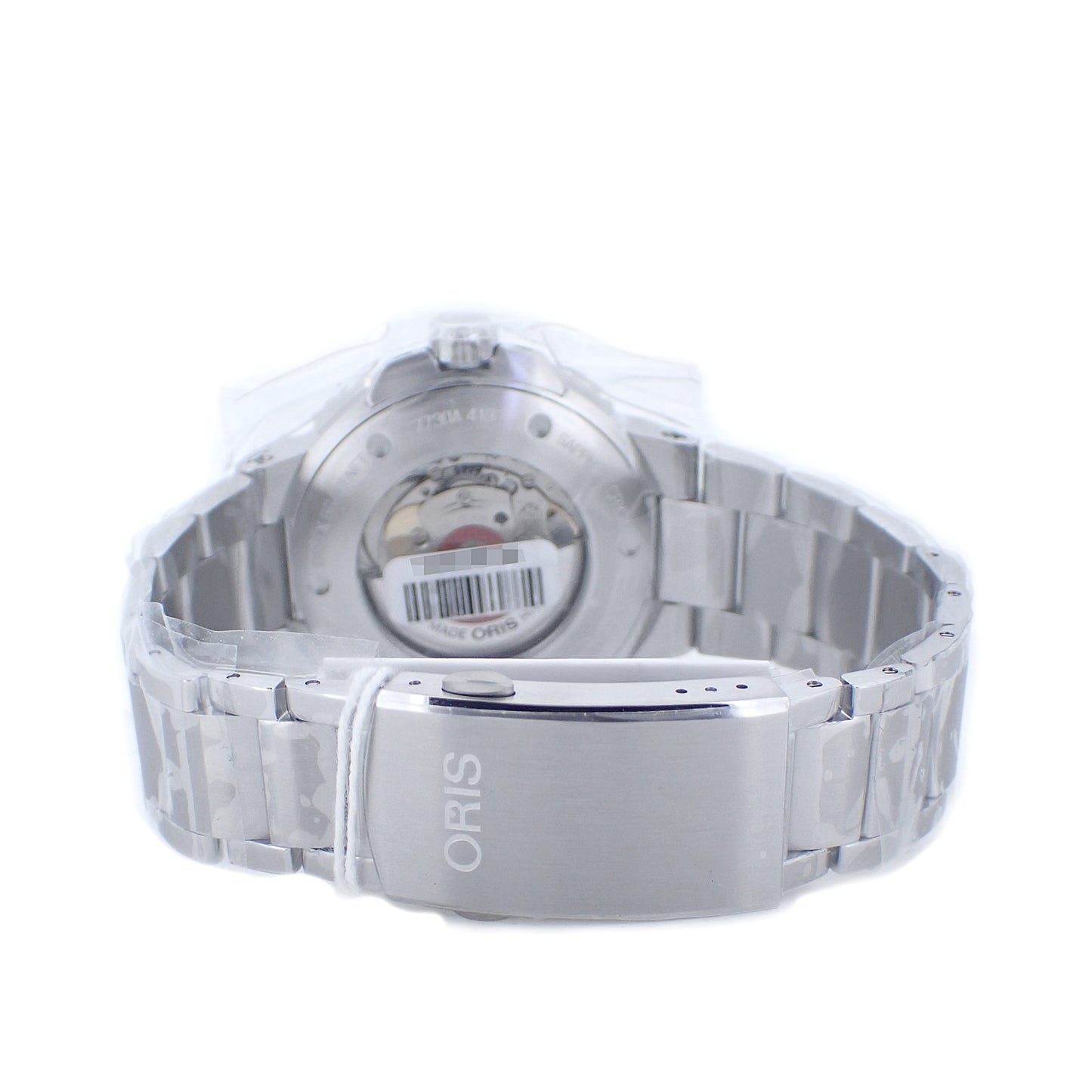 未使用 保管品 ORIS オリス アクイス デイト × ブレスネット 01 733 7730 4137 マーブルグリーン メンズ 腕時計