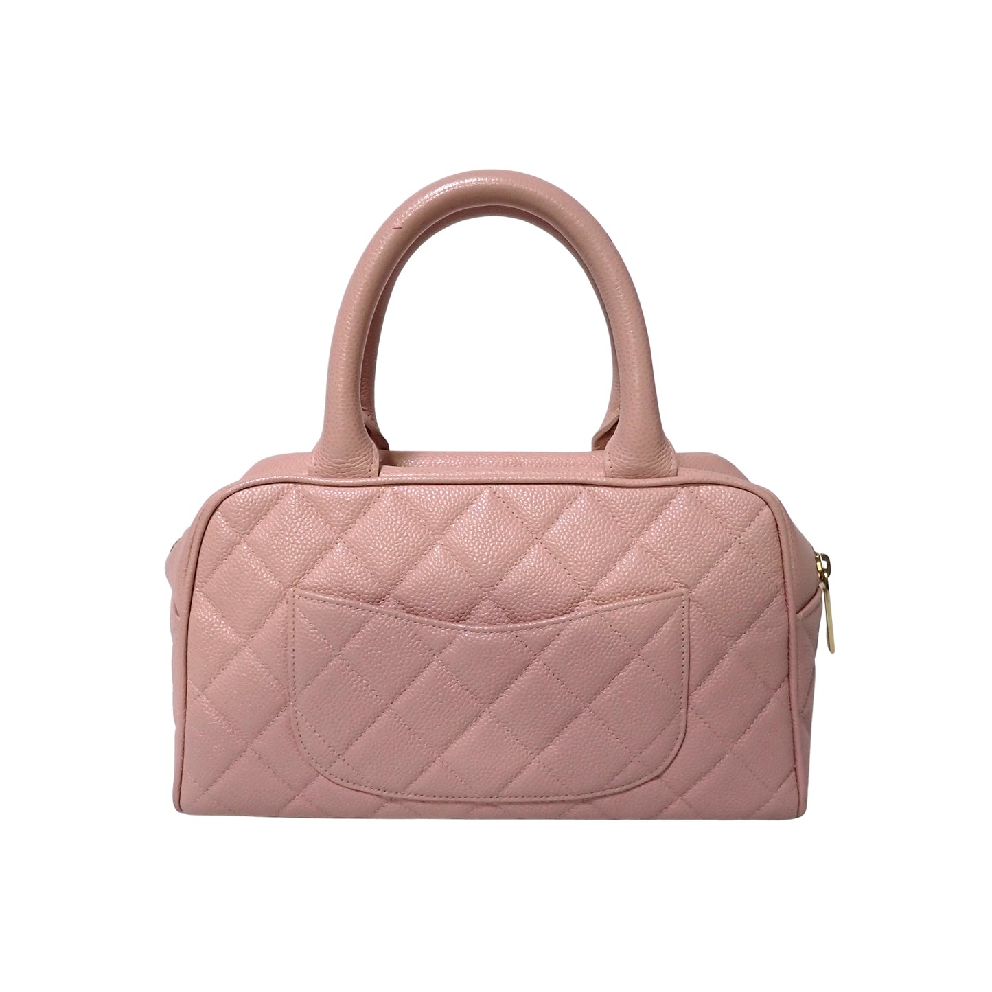 CHANEL シャネル ミニボストン キャビアスキン ピンク ココ A20996 ピンク レディース ハンドバッグ