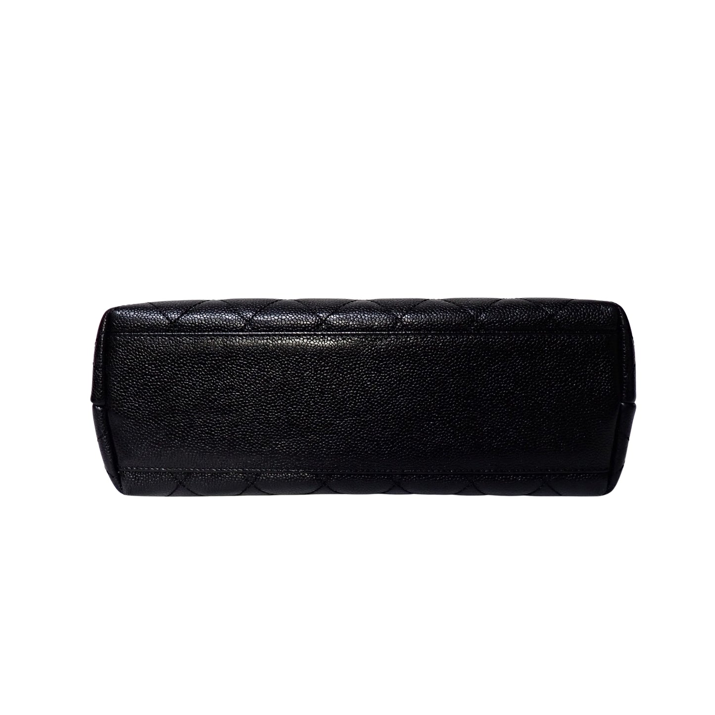 CHANEL シャネル マトラッセ トップハンドル キャビアスキン A12397 ブラック レディース ハンドバッグ